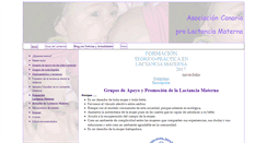 Desktop Screenshot of canaria-lactanciamaterna.org