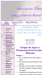 Mobile Screenshot of canaria-lactanciamaterna.org